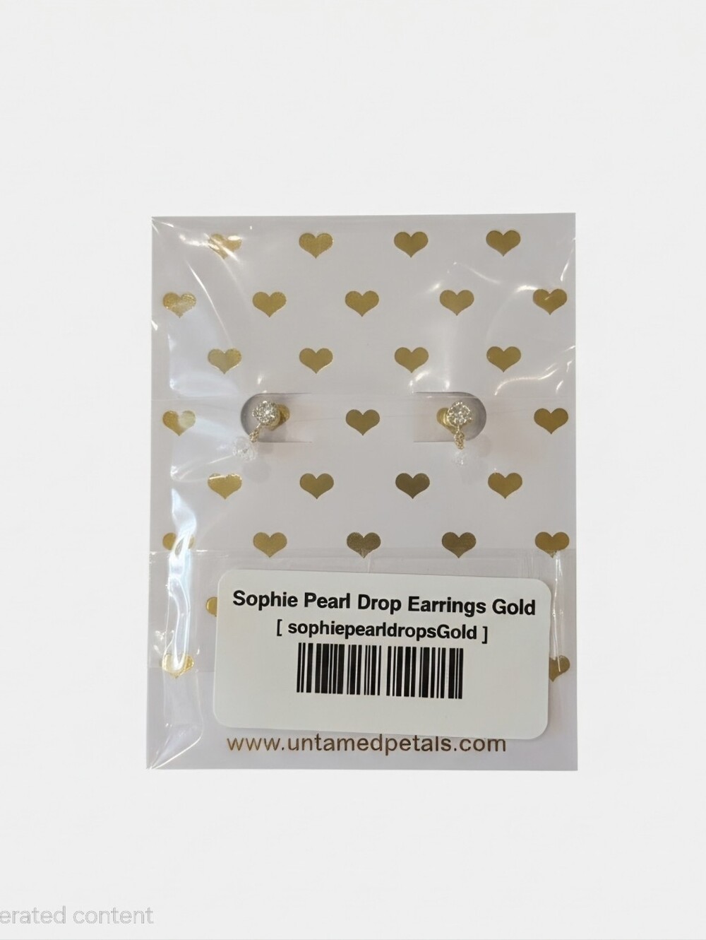 ✨ BRAND NEW ✨ Untamed Petals Sophie Pearl Drop Earrings - Picture 5 of 6